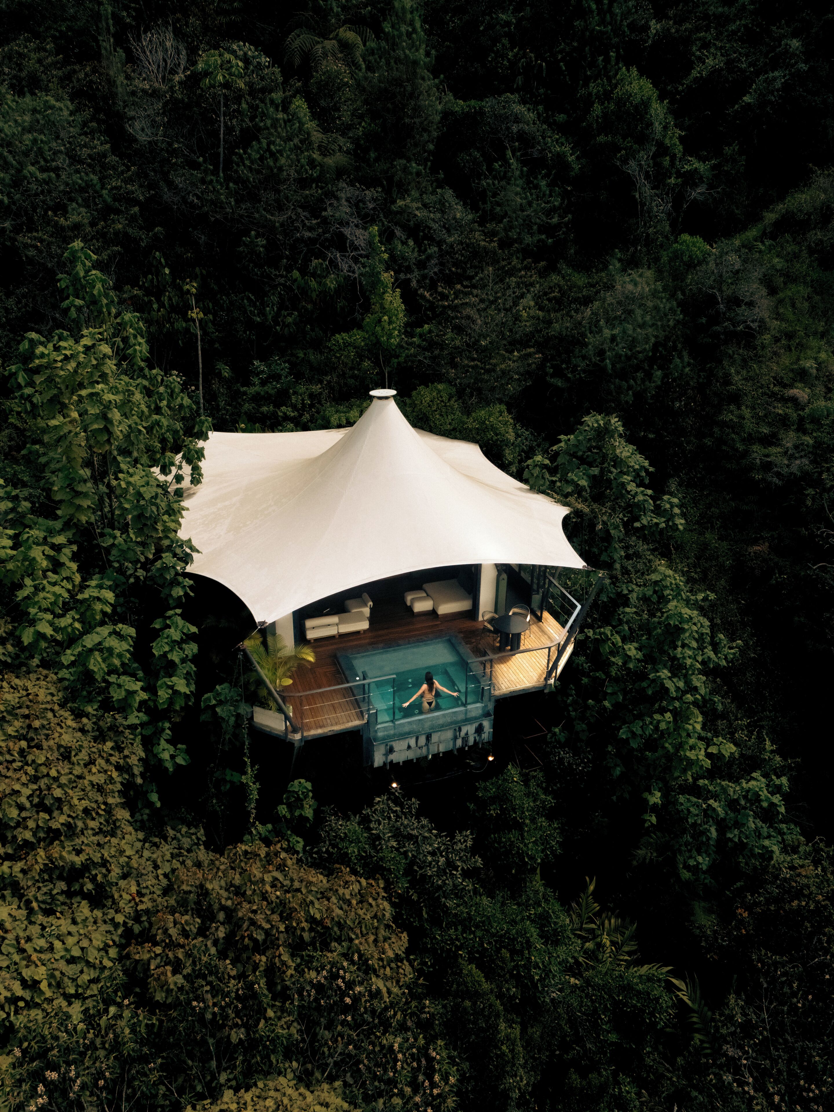 Presidential Tent | Egyptian cotton sheets, premium bedding, down comforters, pillowtop beds