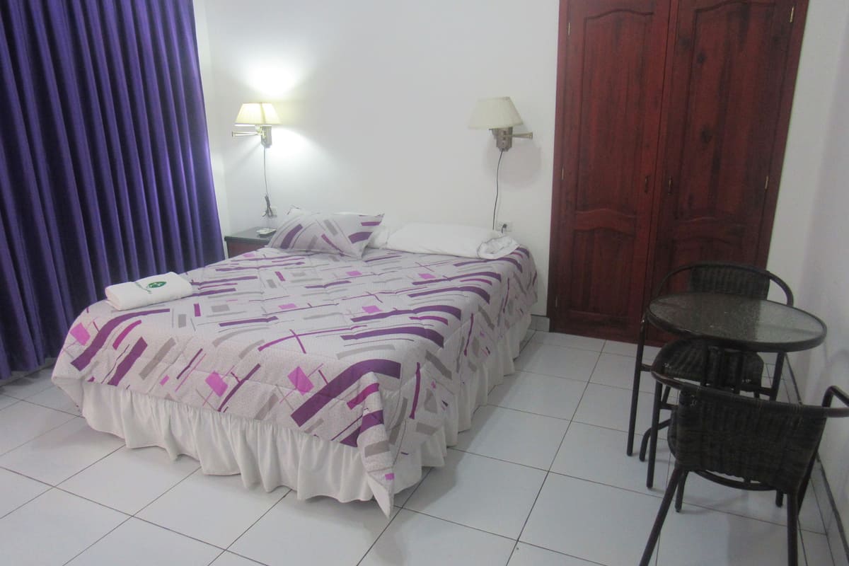 Camera, 1 letto king, accessibile ai disabili, non fumatori | Copriletto in piuma, una cassaforte in camera, tende oscuranti