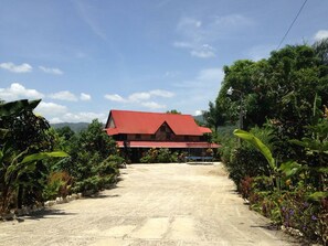 Voorkant van accommodatie