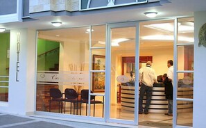 Façade de l’hébergement