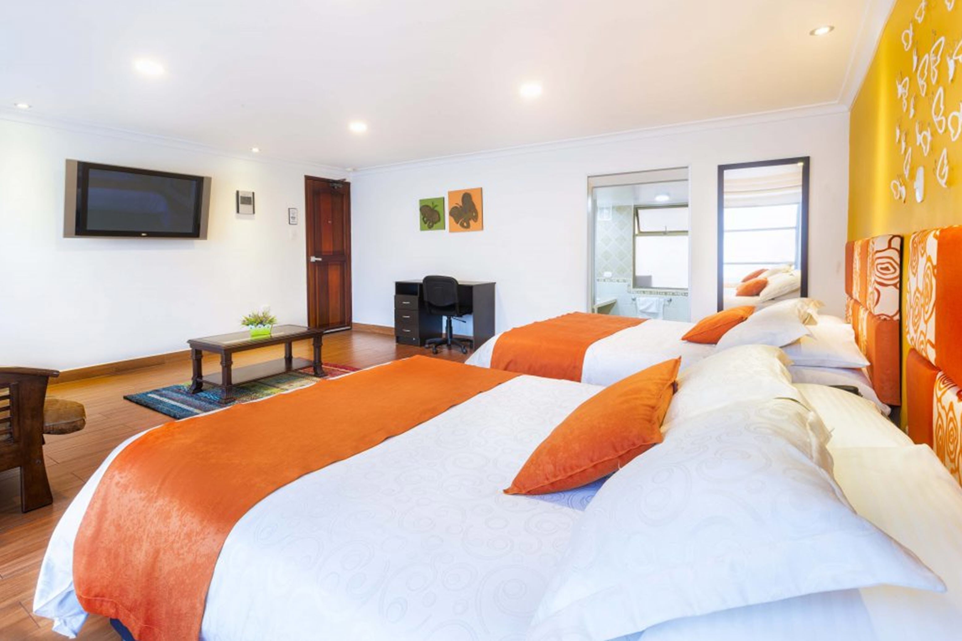 Chambre Double, 2 lits doubles