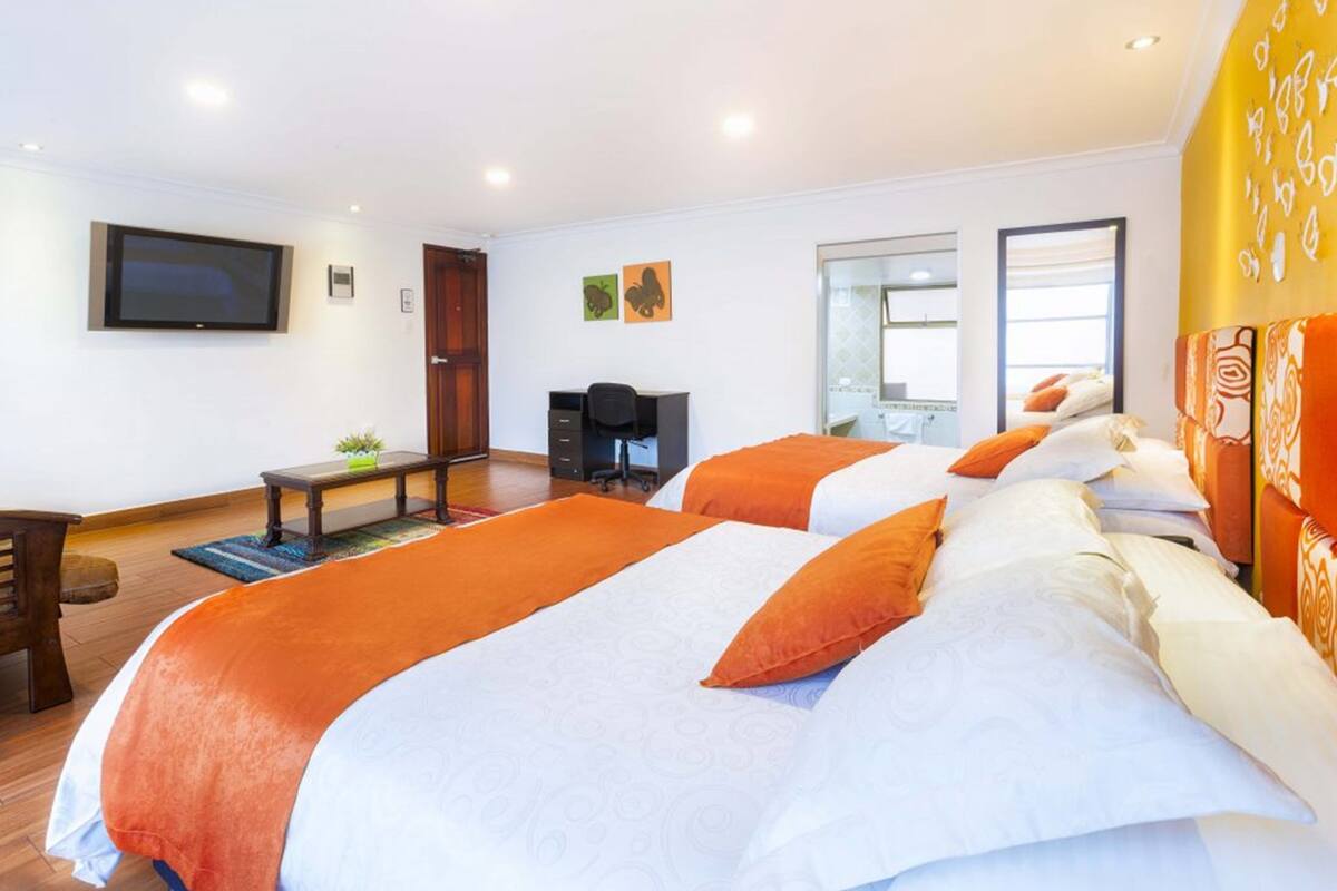 Chambre Double, 2 lits doubles