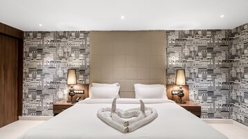 1 habitación, ropa de cama de alta calidad y minibar 