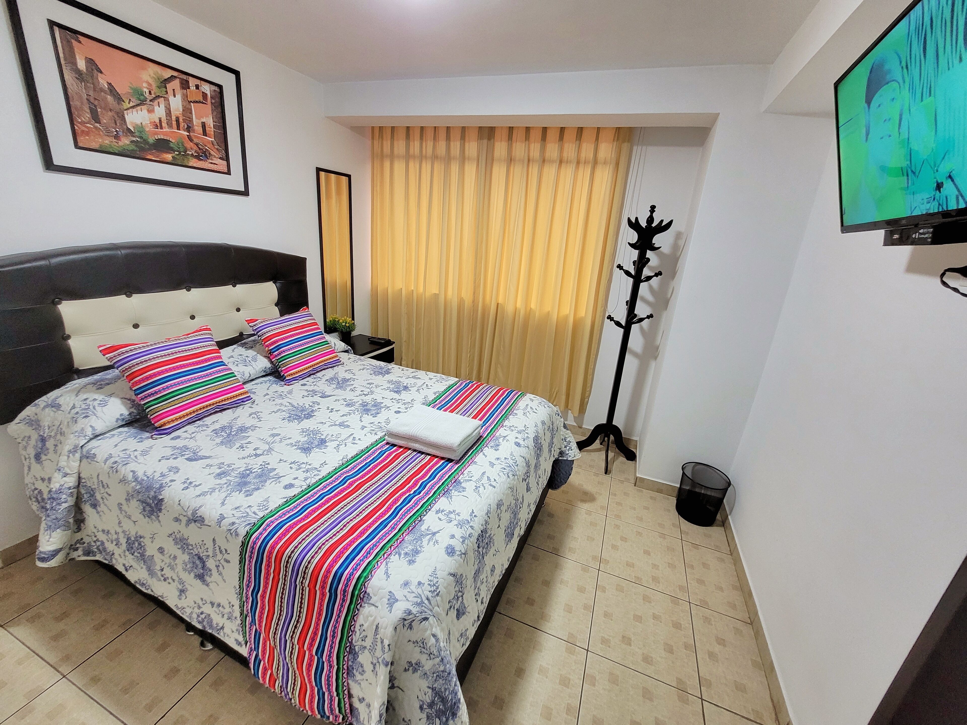 matrimonial room with private bathroom | premium bedding, down duvets, memory-foam beds, individually decorated