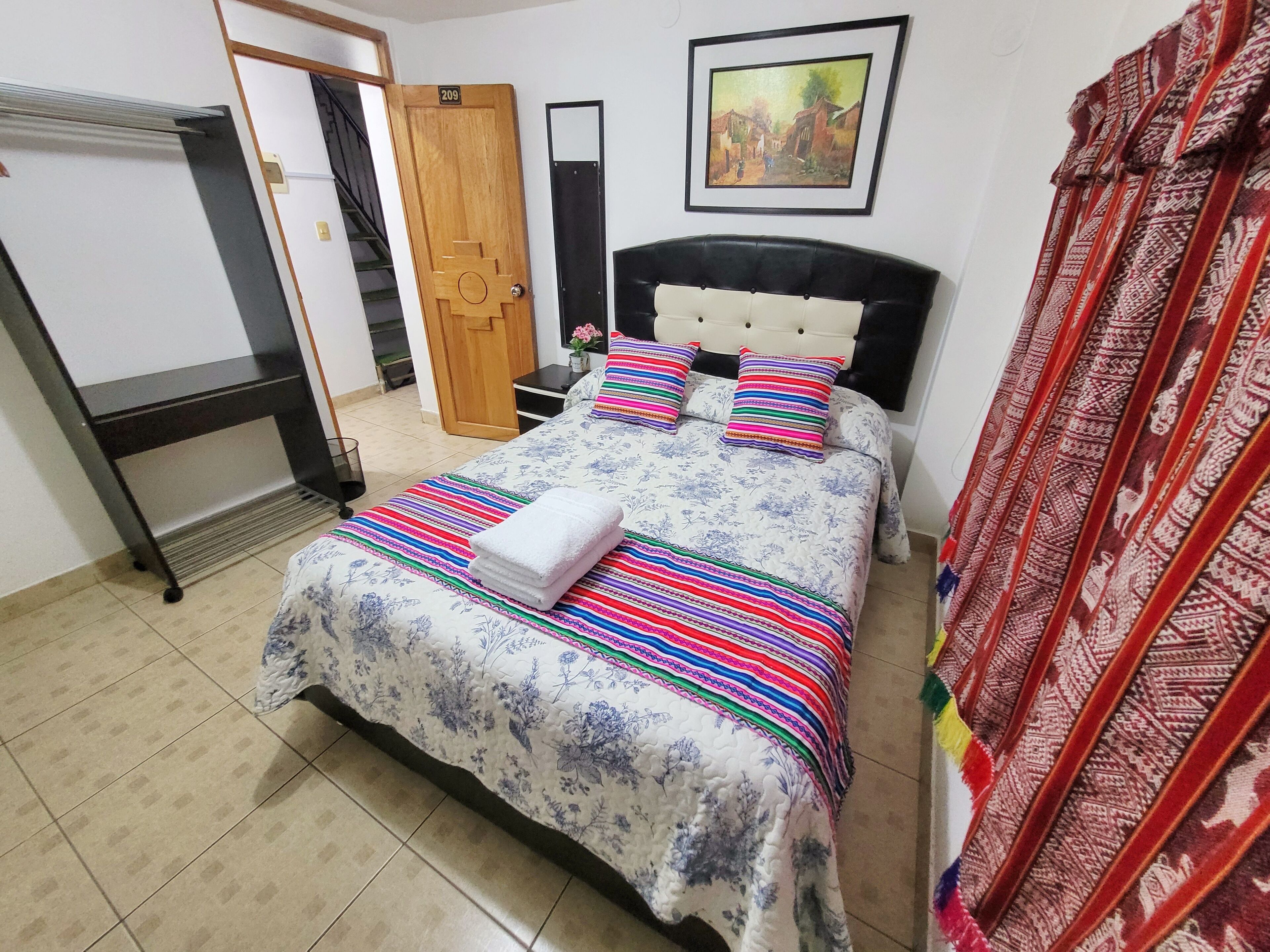 matrimonial room with private bathroom | premium bedding, down duvets, memory-foam beds, individually decorated