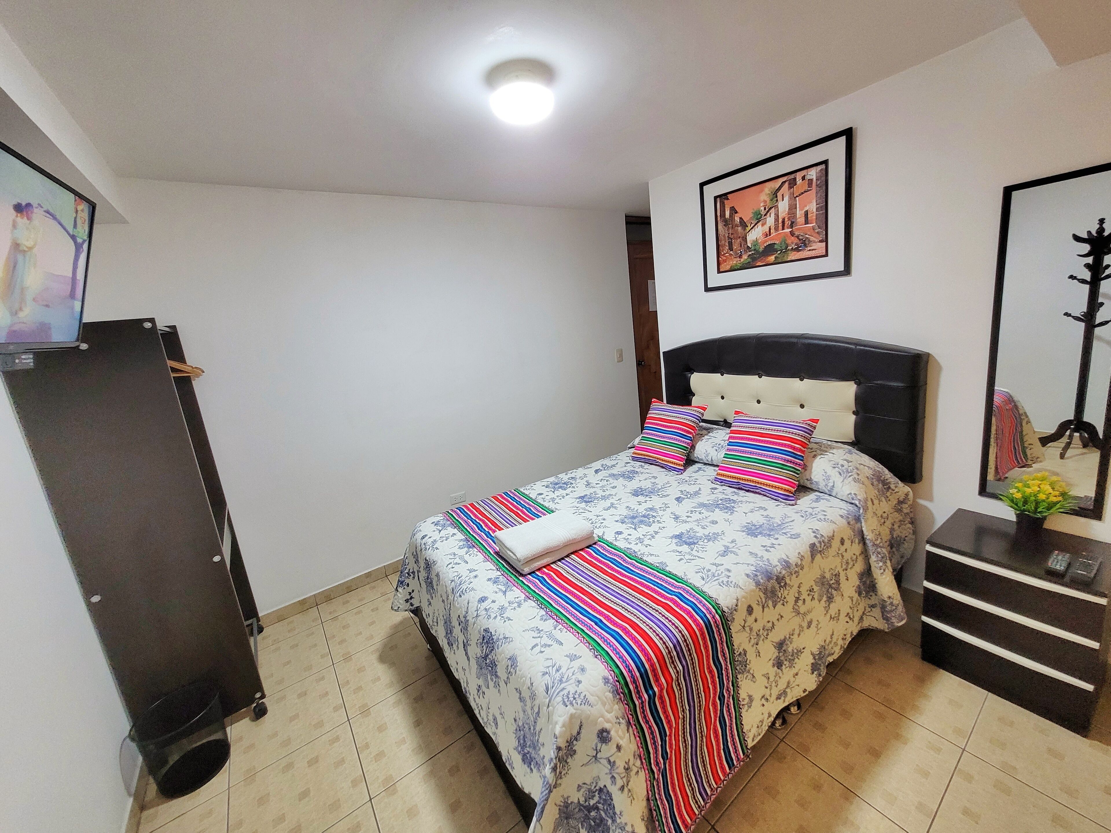 matrimonial room with private bathroom | premium bedding, down duvets, memory-foam beds, individually decorated