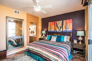 2 bedrooms, desk, iron/ironing board, WiFi