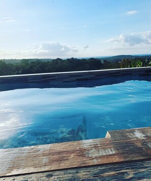 Outdoor pool - Enjoy Beautiful Sunsets, panoramic views POOL and AIR CONDITIONING  (Hormigueros)