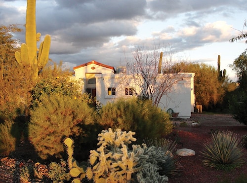 Charming Southwest-Style Home with Pool, Birds & Wildlife plus Mountain Views