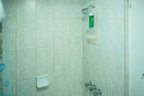 Apartment, 1 King Bed, Non Smoking | Bathroom | Shower, free toiletries, towels
