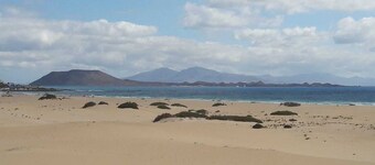 Sun Beach, bungalow for 2-4 people with swimming pool in Caleta de Fuste, Fuerteventura