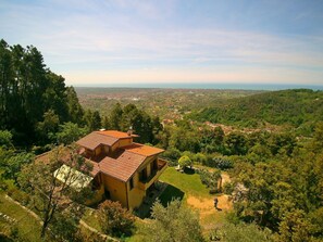 Exterior - Private Villa with A/C, WIFI, TV, terrace, pets allowed, panoramic view, close to Forte Dei Marmi (Strettoia)