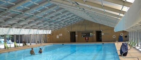 Indoor pool, outdoor pool