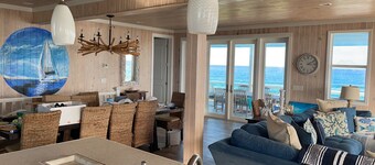 Oceanfront Beauty 6 KING beds/6 baths! Big Pool and Volleyball Court In Front yd