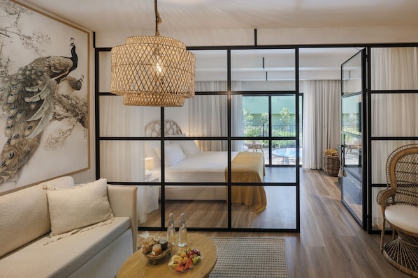 Suíte real | Área de estar | TV