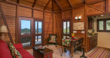 Ruhige Luxusvilla mit atemberaubendem Blick auf Coral Bay und die BVIs