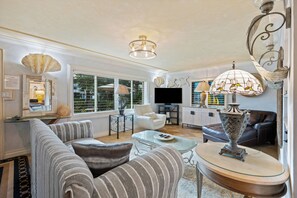 Télévision, lecteur de DVD, livres, médiathèque