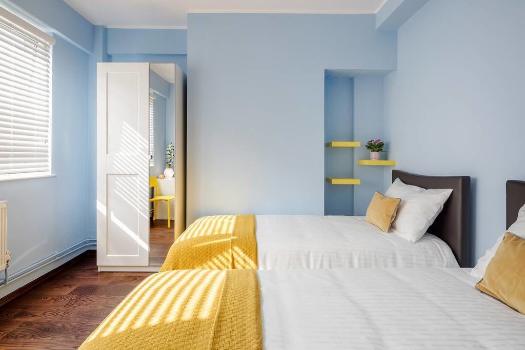 Apartamento família, vários quartos, banheiro privativo | 2 quartos, roupas de cama de algodão egípcio, roupas de cama premium