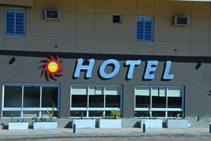 Voorkant van accommodatie