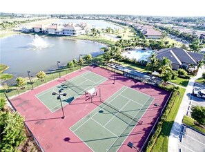 Sports court - Modern furnished large 3 Bedroom Plus Office in Gated Community Near Beaches (Bonita Springs)