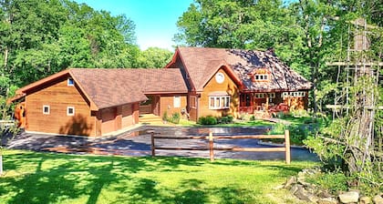 Maison et grange rénovées de la vallée de l'Hudson