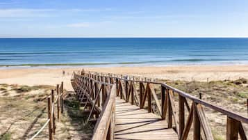 Vlak bij het strand