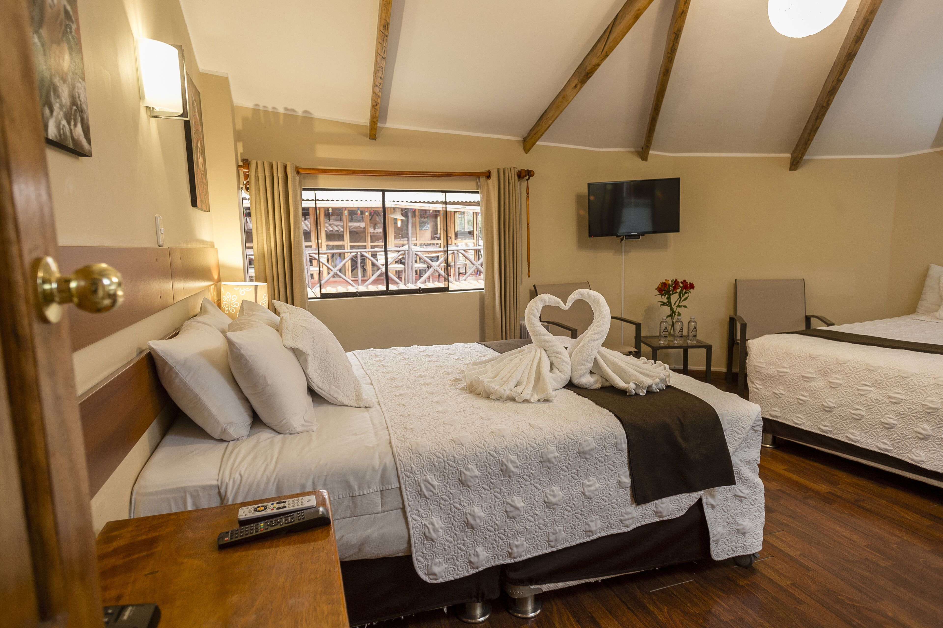 Comfort Triple Room, Garden Area | Premium bedding, down comforters, Tempur-Pedic beds, desk