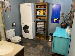 Shower, hair dryer, towels, soap - Unique two bedroom house in a great location in Colorado springs. (Colorado Springs)