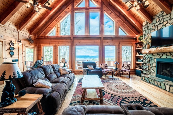 TV connectée, cheminée, jeux vidéo, lecteur de DVD