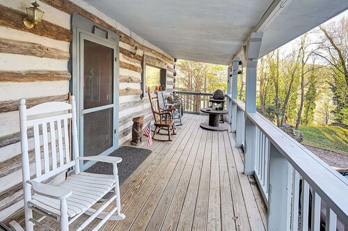 Original log home in the Smokey Mountains