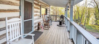 Original log home in the Smokey Mountains