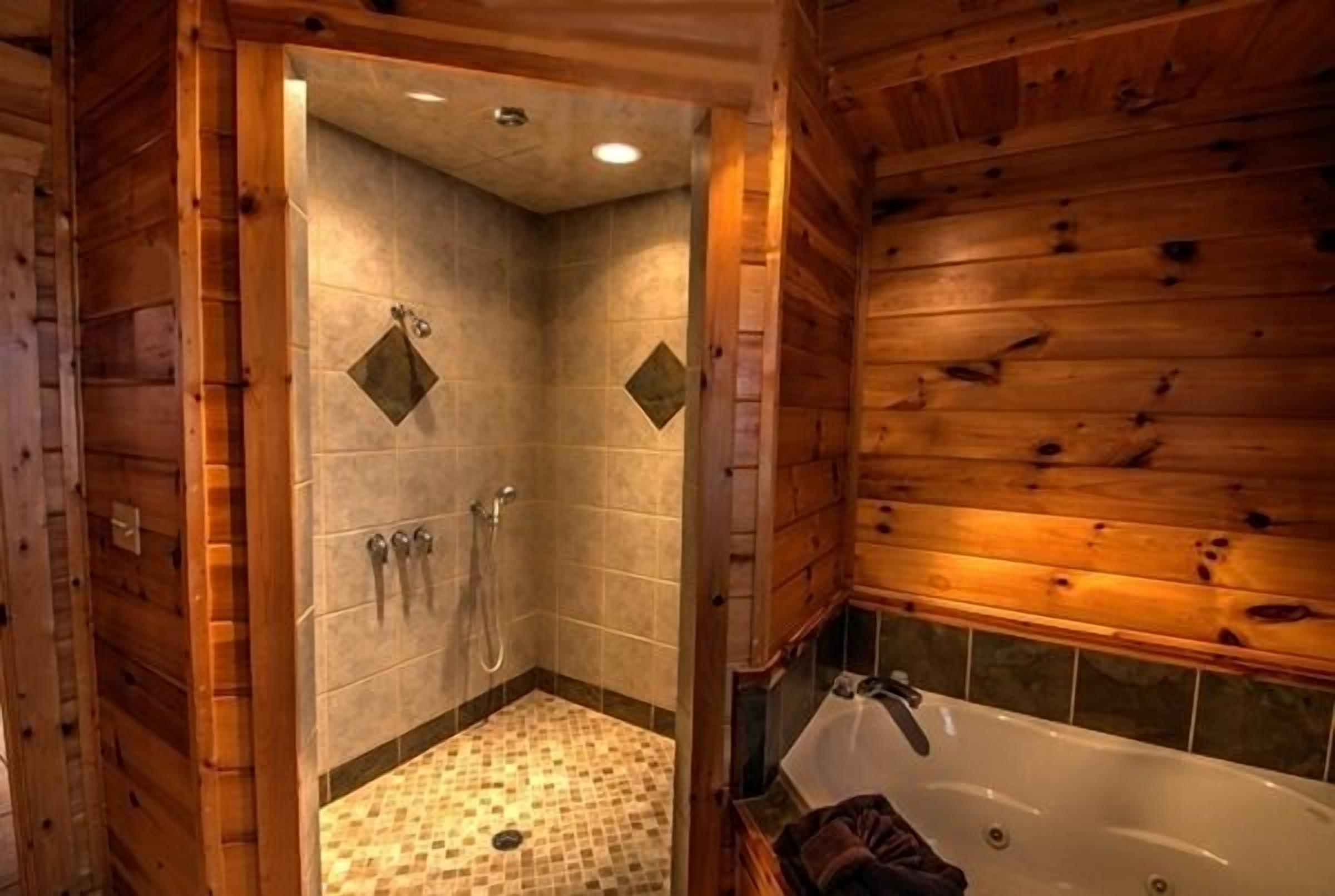 Bathtub, towels, soap