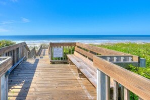 Beach - OIBV 716 - Island Dream: Oceanfront condo in Oak Island, perfect for family getaways! (Oak Island)