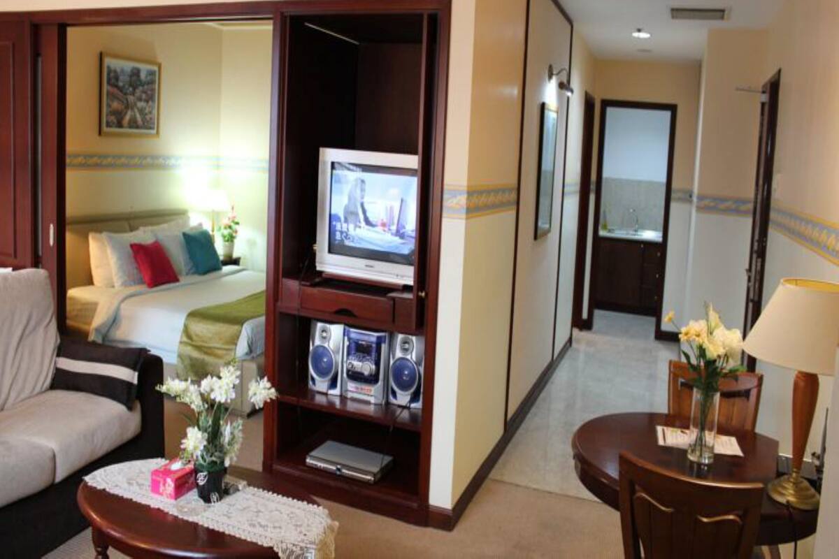 Appartement Prestige | Coffre-fort, bureau, rideaux d’obscurcissement, système d’insonorisation