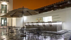 Outdoor dining - Hotel Osalle Inn (Chignahuapan)