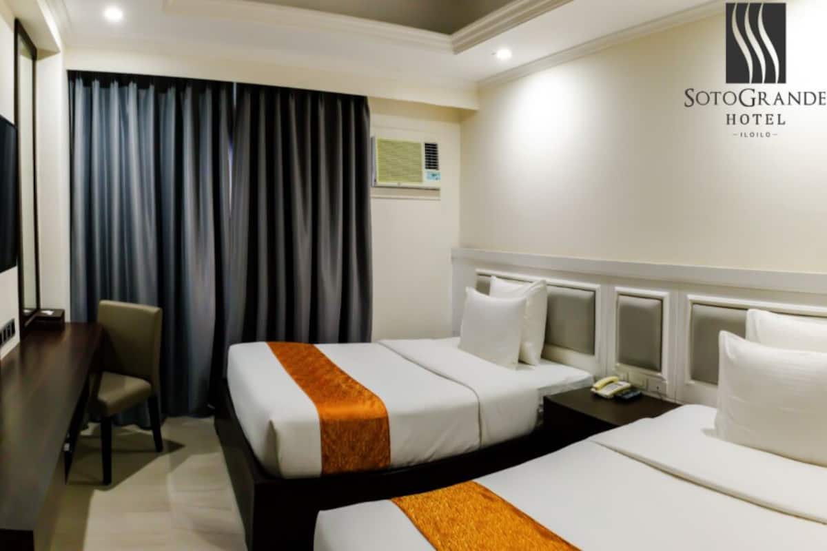 Cofres nos quartos, Wi-Fi de cortesia, roupa de cama