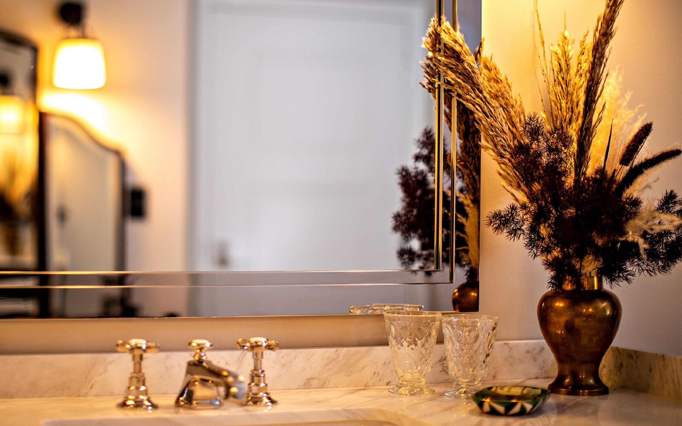 shower, designer toiletries, hair dryer, bathrobes