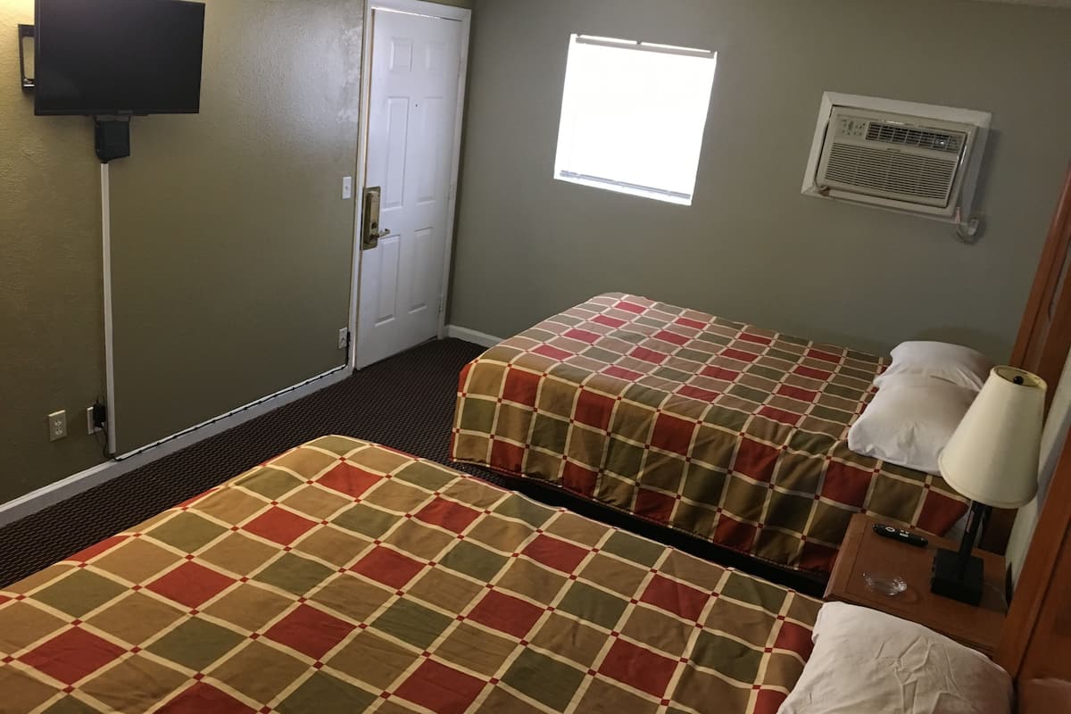 Premium bedding, desk, free WiFi, bed sheets