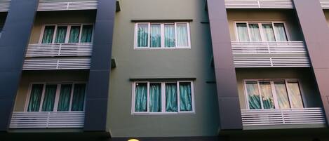 Majoituspaikan julkisivu