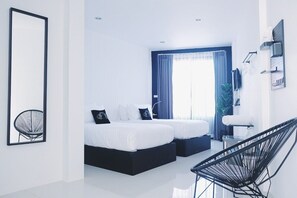 ห้องซูพีเรียทวิน | ผ้าม่านกันแสง, Wi-Fi ฟรี