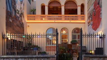 Front of property – evening/night