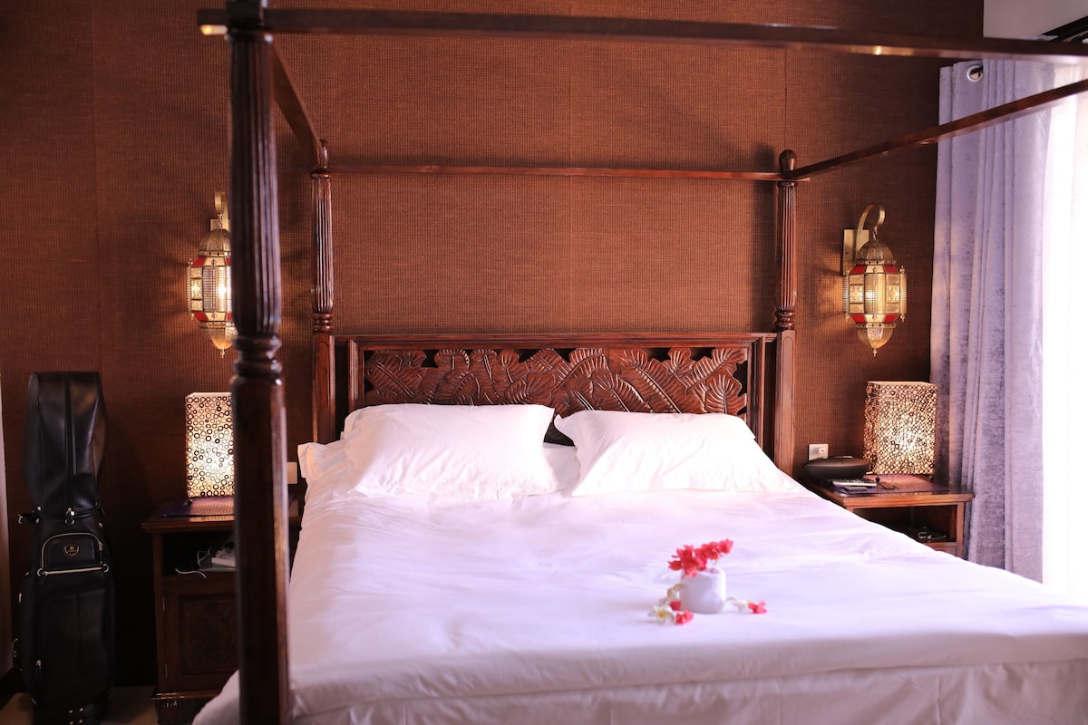 Chambre, vue océan