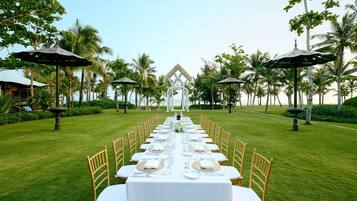 Espace mariage en plein air