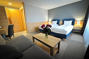 Tremannsrom – standard | Skrivebord, strykejern/-brett, wi-fi (inkludert) og sengetøy