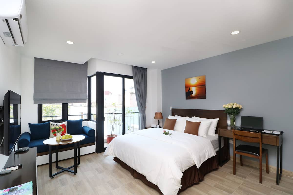 Deluxe Studio | 1 bilik tidur, meja, langsir/tirai gelap terus, Wi-fi percuma