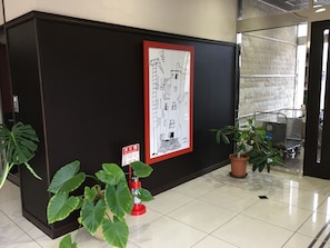 Interior entrance