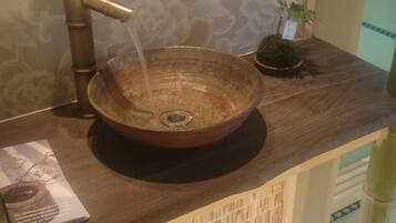 Individually decorated, individually furnished, iron/ironing board