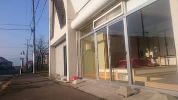 Blick von der Unterkunft