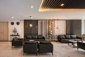 Sala de estar en el lobby