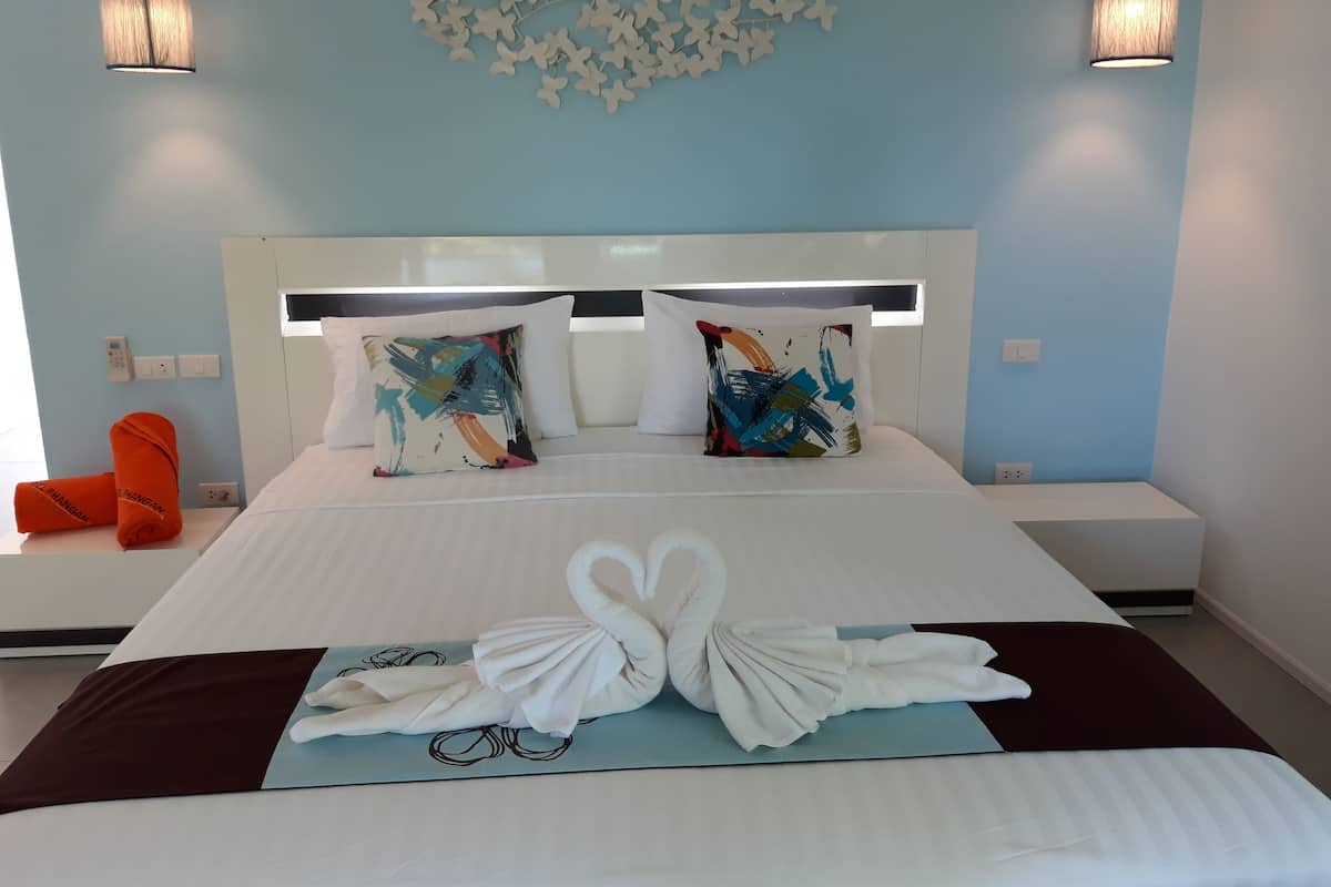Padel Phangan Suite Sea View | Safe på rommet, skrivebord, blendingsgardiner og wi-fi (inkludert)